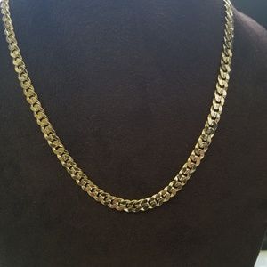 14k Gold plated cuban link 20" or 24" chain